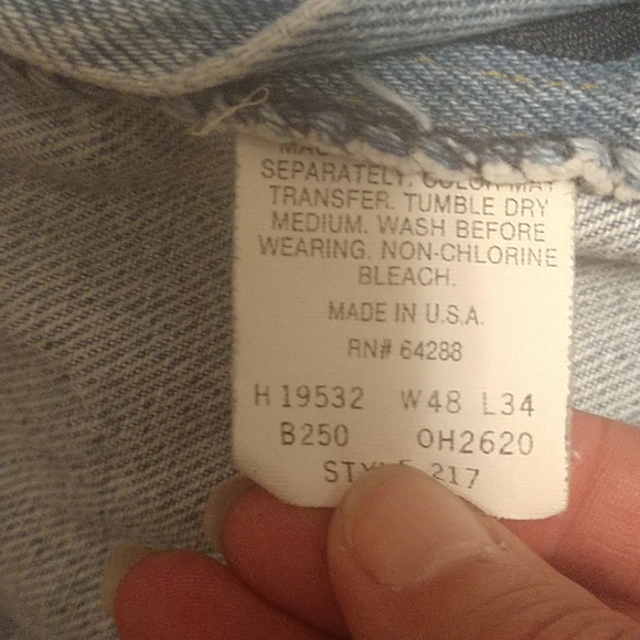 Wear Guard Light Wash Jeans 48 X 34 - Picture 3 of 6